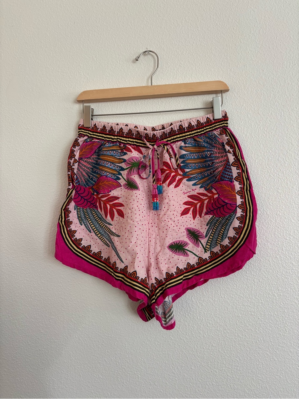 Farm Rio Macaw Scarf Shorts size small